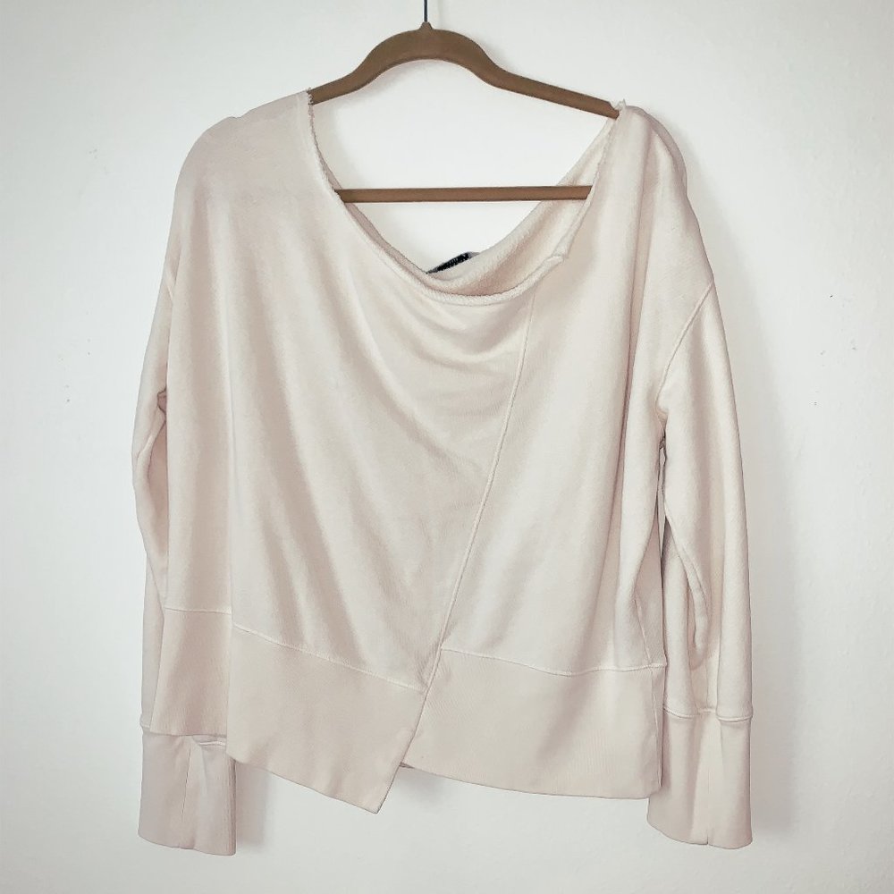 All Saints Off the Shoulder Crewneck